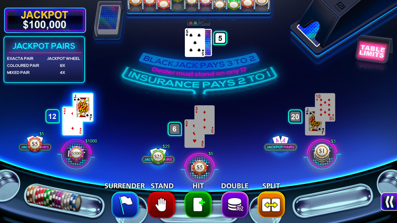 Blackjack Jackpot Pairs
