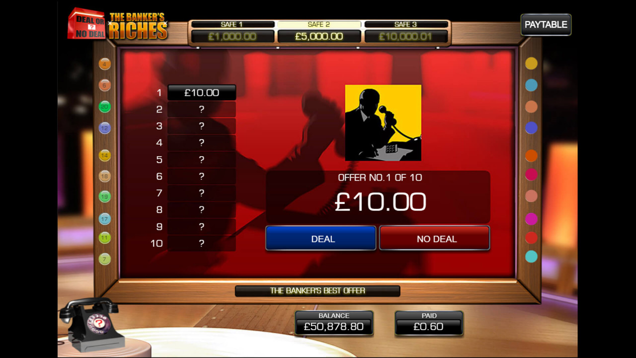 Deal or No Deal - The Banker's Riches