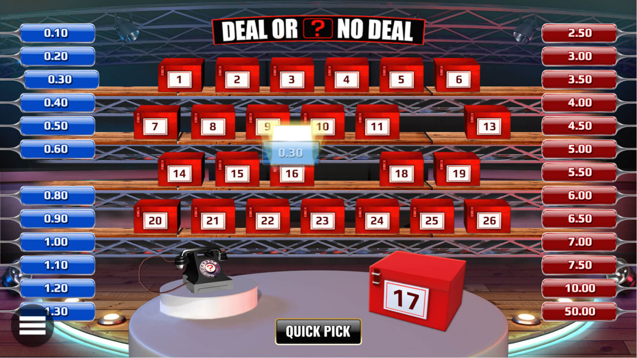 Deal Or No Deal Online Game Template