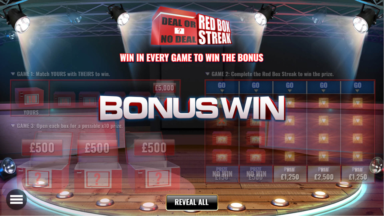 Deal or No Deal - Red Box Streak