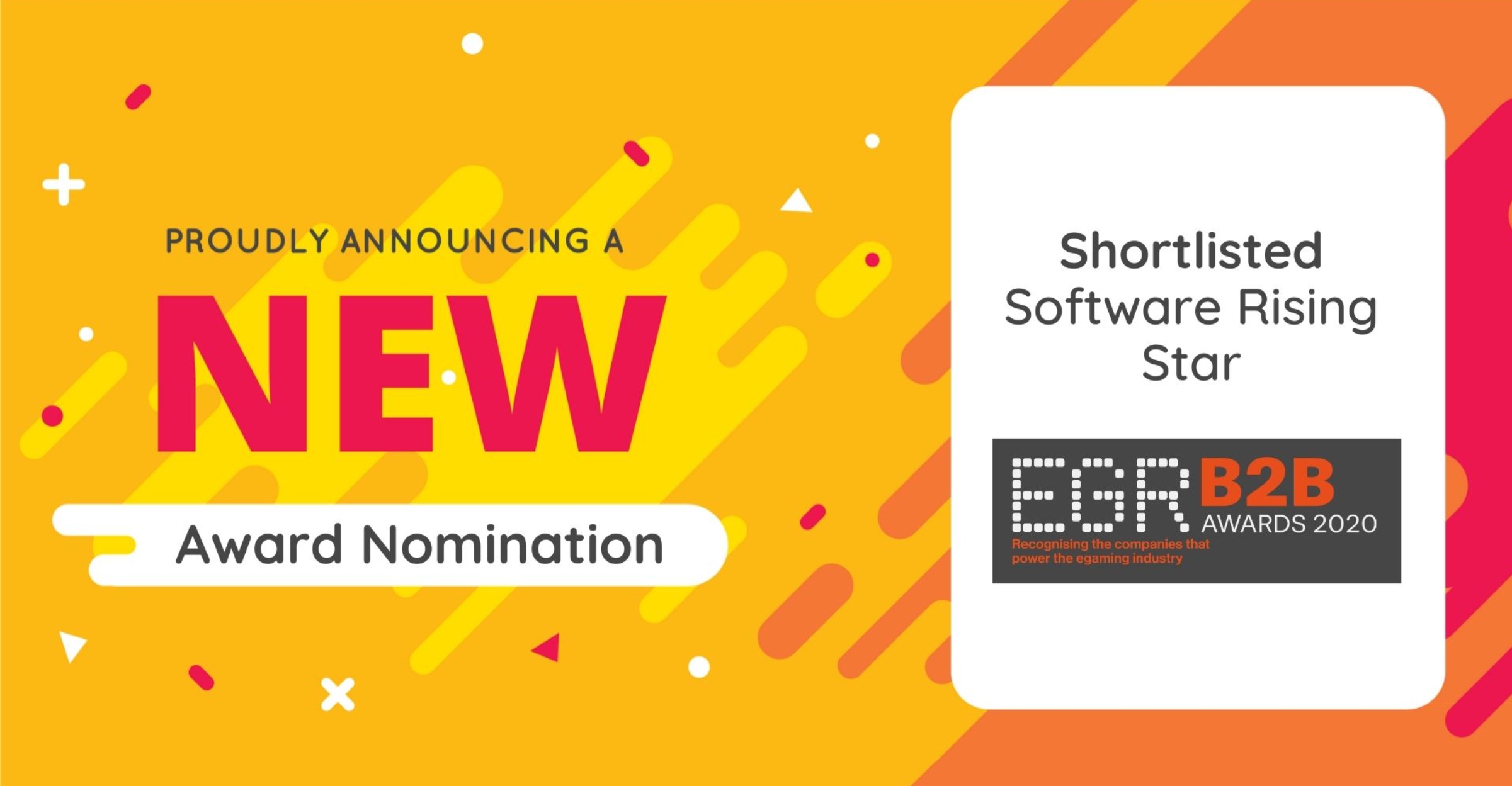 PLAYZIDO SHORTLISTED FOR RISING STAR AWARD AT THE 2020 EGR B2B AWARDS.