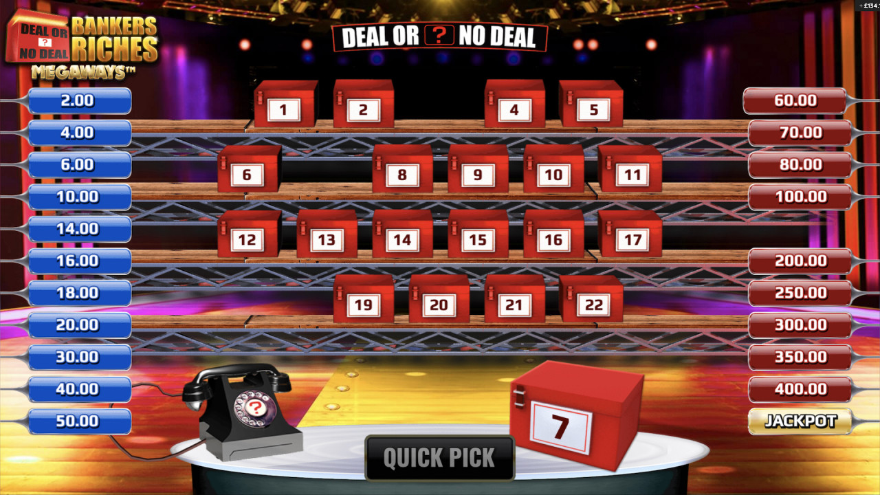 Deal Or No Deal Bankers Riches MEGAWAYS™
