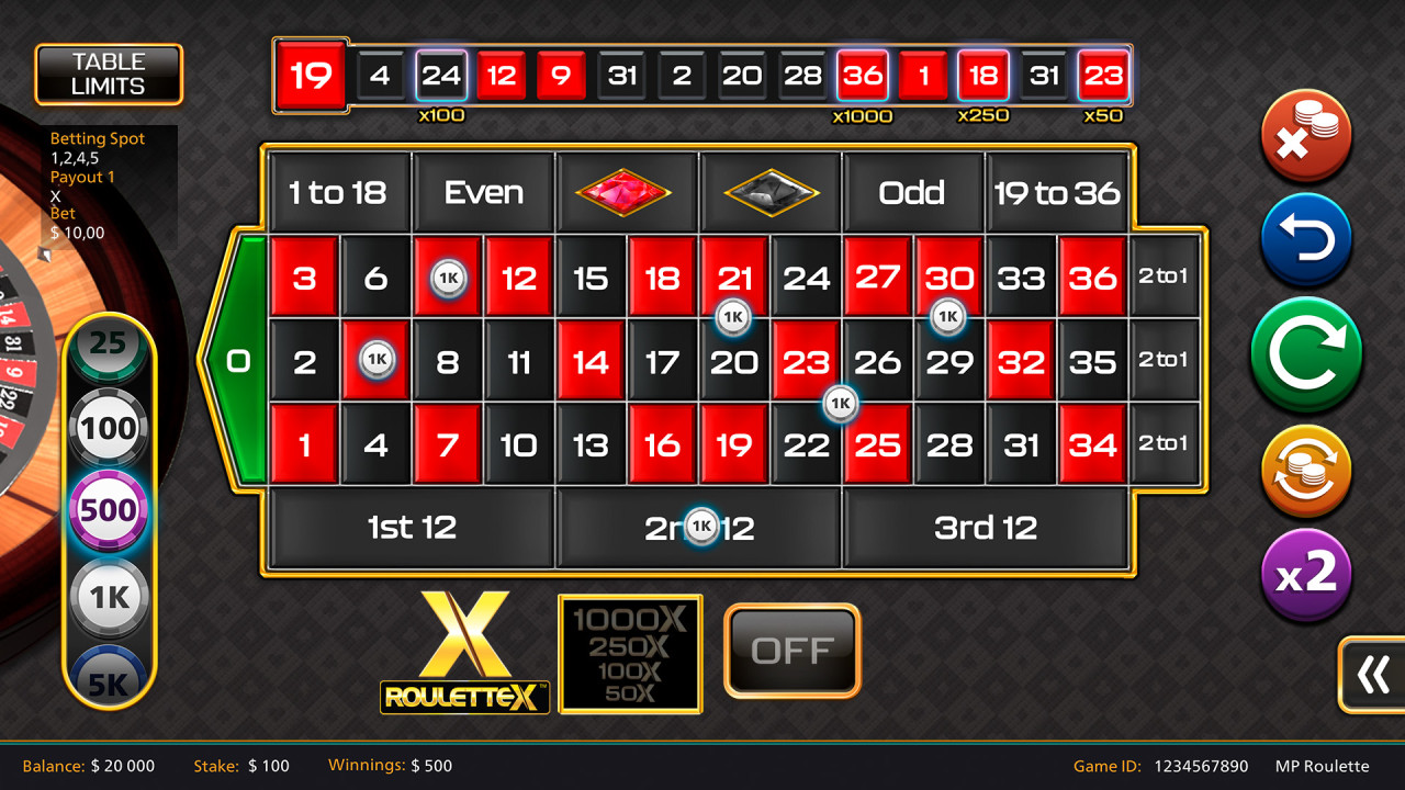 Roulette X